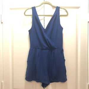 Royal Blue Romper; HAS POCKETS!!